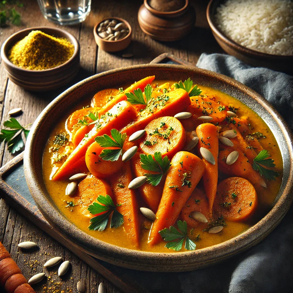 Möhrencurry mit würzigen Kernen 🥕