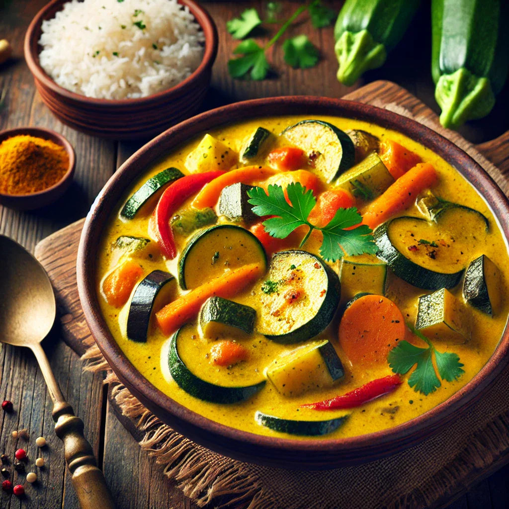 Veganes Gemüsecurry mit Kokosmilch 🌱