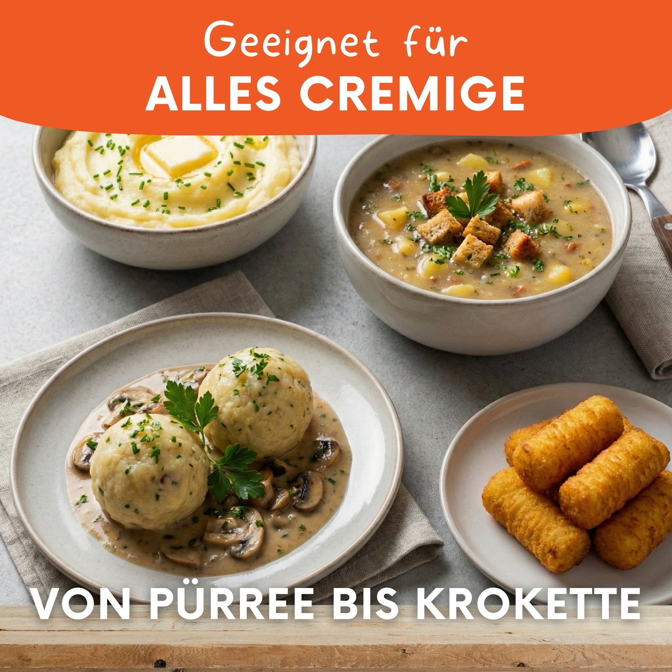 Gekochte Berber Kartoffeln – weich und sämig