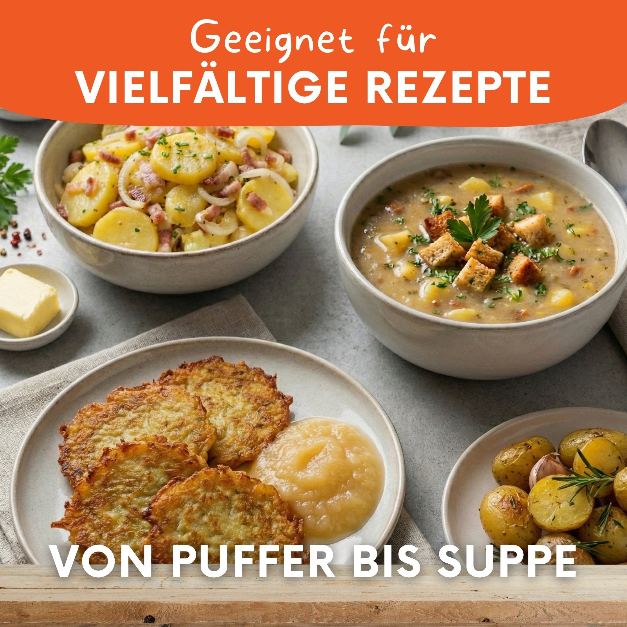 Marabel Kartoffeln beim Kochen im Edelstahltopf