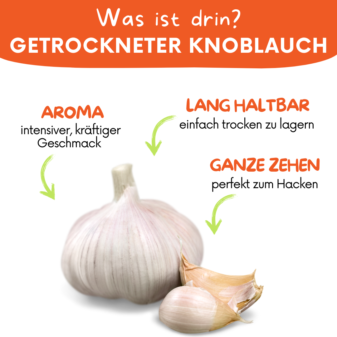 Getrockneter Knoblauch – aromatisch, würzig & lange lagerfähig