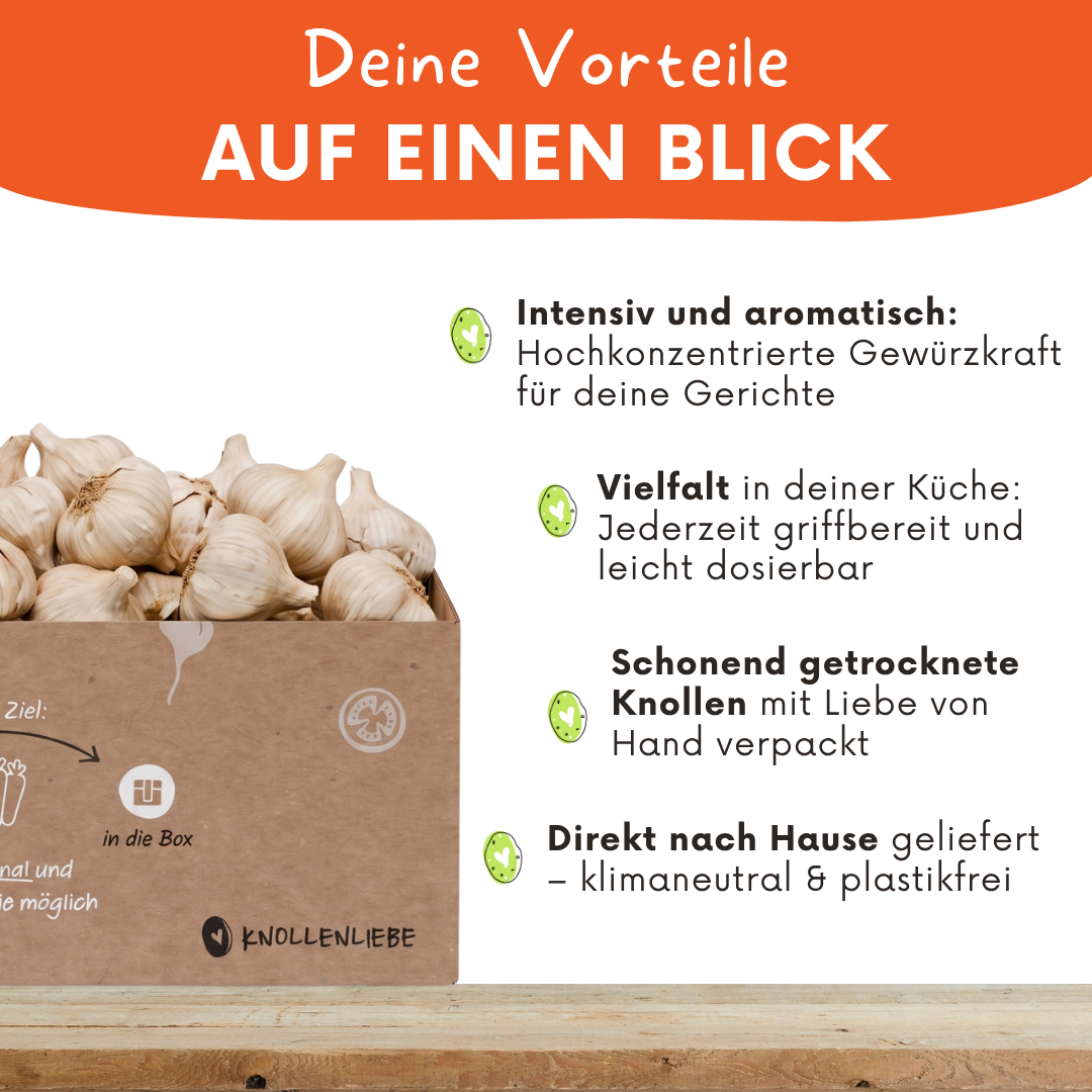 Getrockneter Knoblauch – aromatisch, würzig & lange lagerfähig