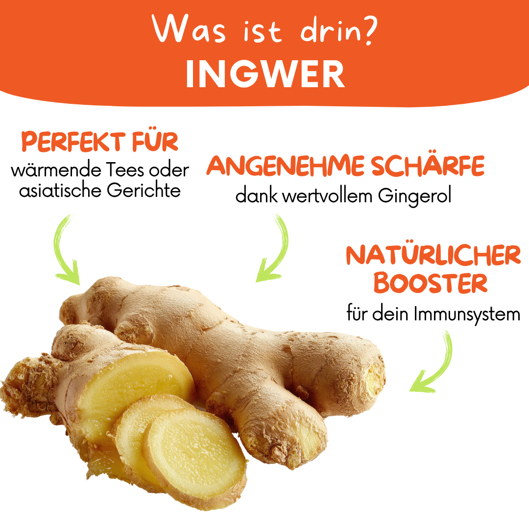 Frischer Ingwer – aromatisch, würzig & vielseitig