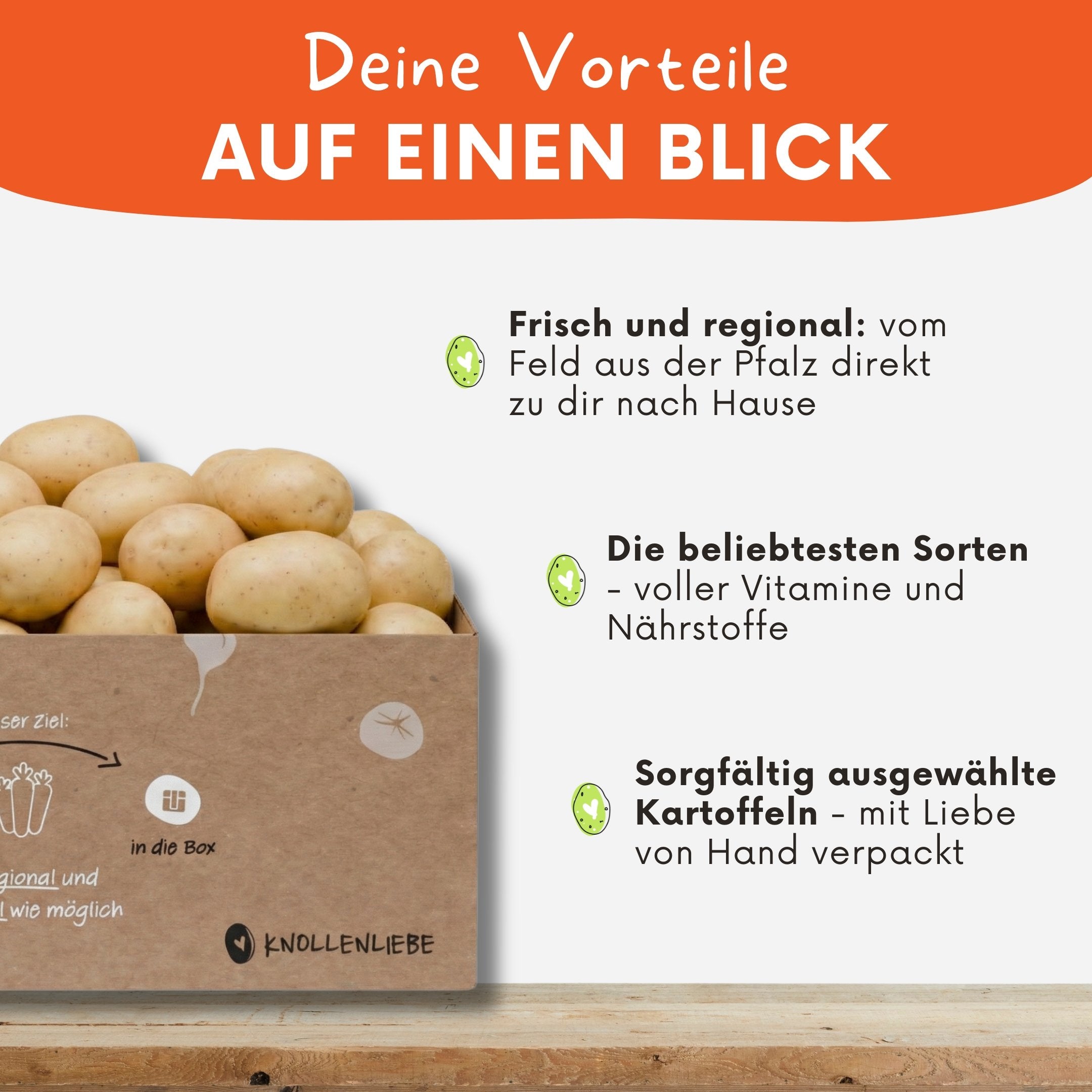 Frisch geerntete Marabel Kartoffeln aus der Pfalz