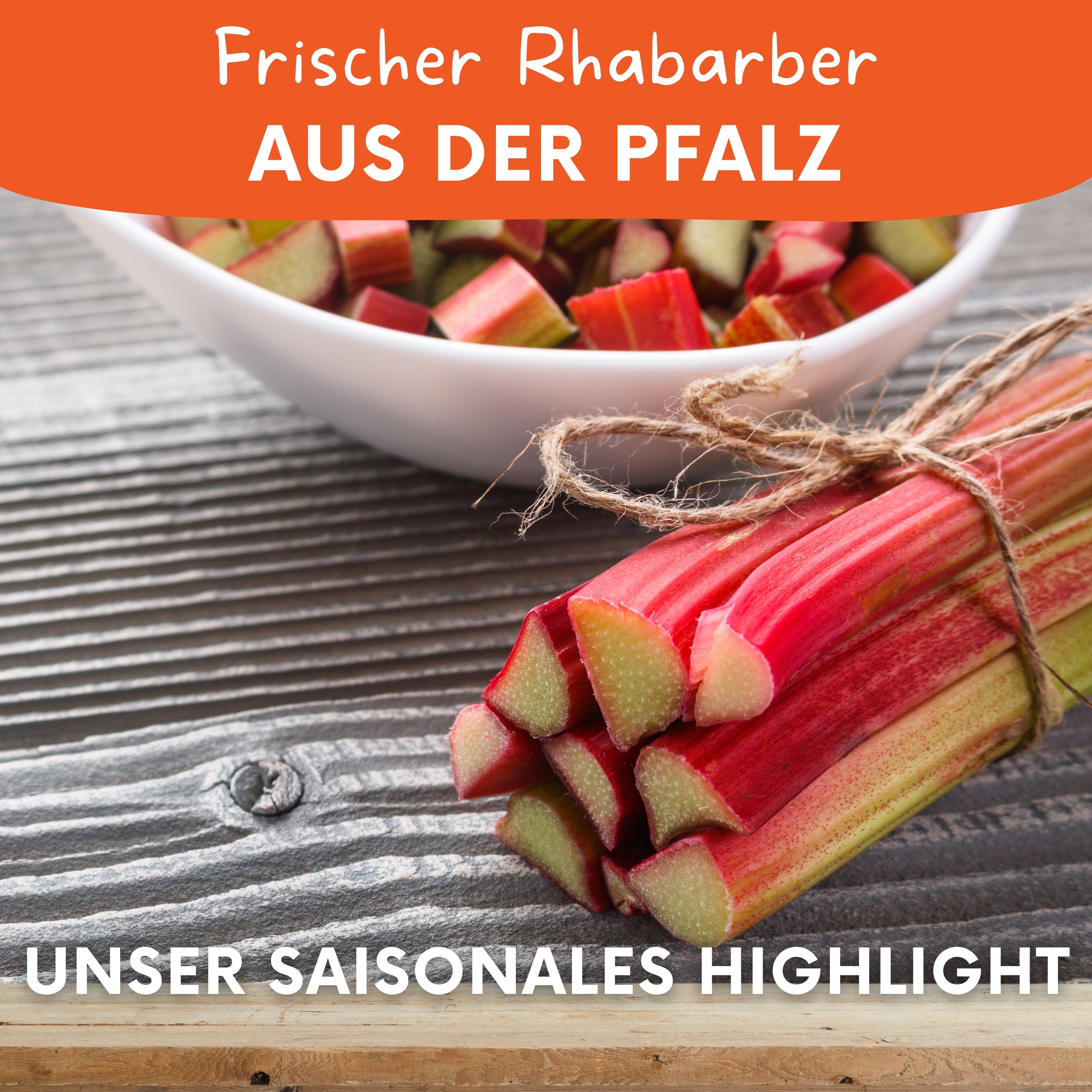 Rhabarber-Box – Frischer Pfälzer Rhabarber