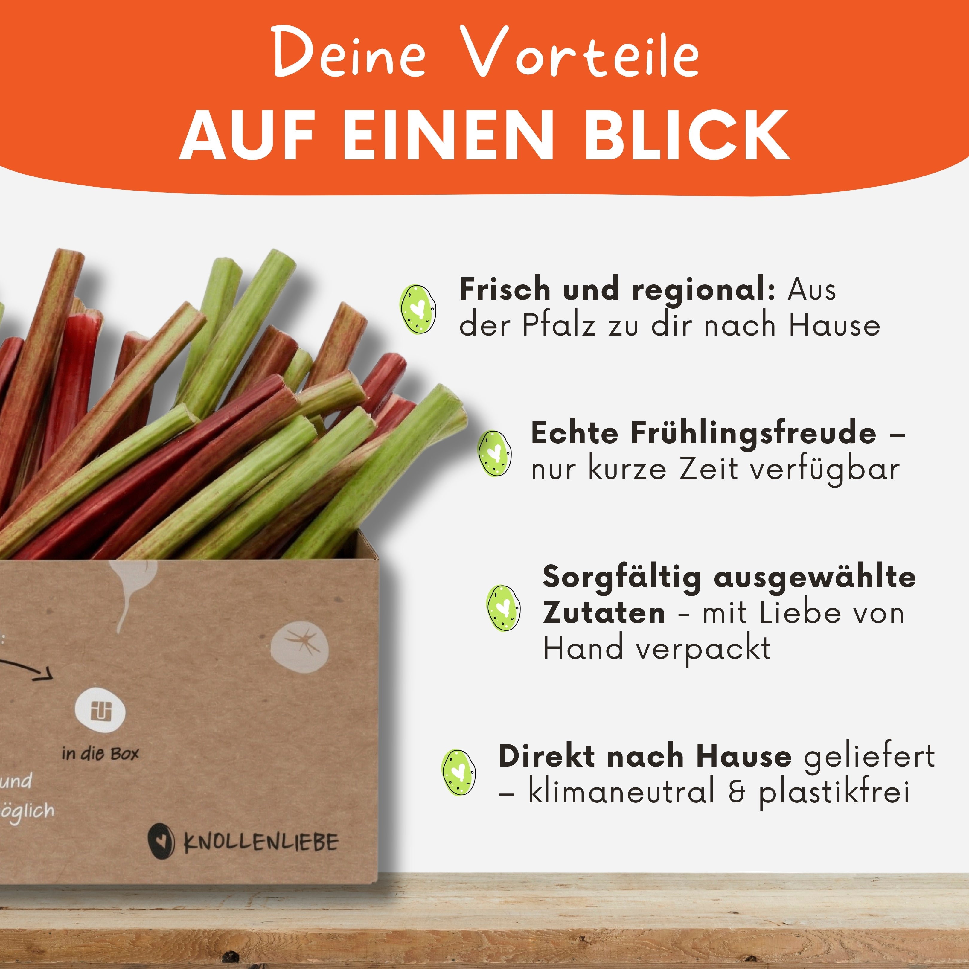 Rhabarber-Box – Frischer Pfälzer Rhabarber