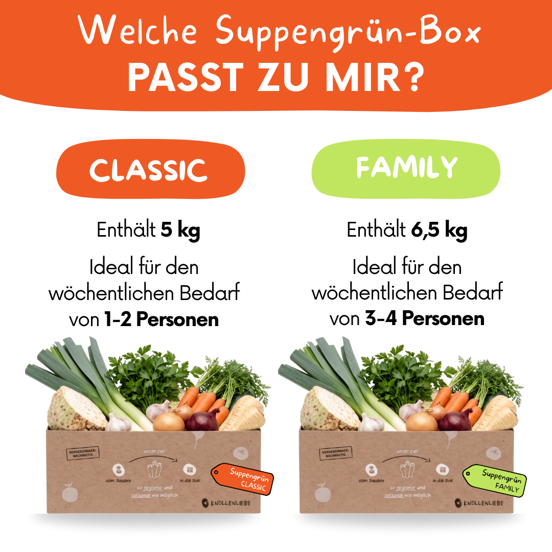Suppengrün-Box – frisches Suppengemüse kaufen