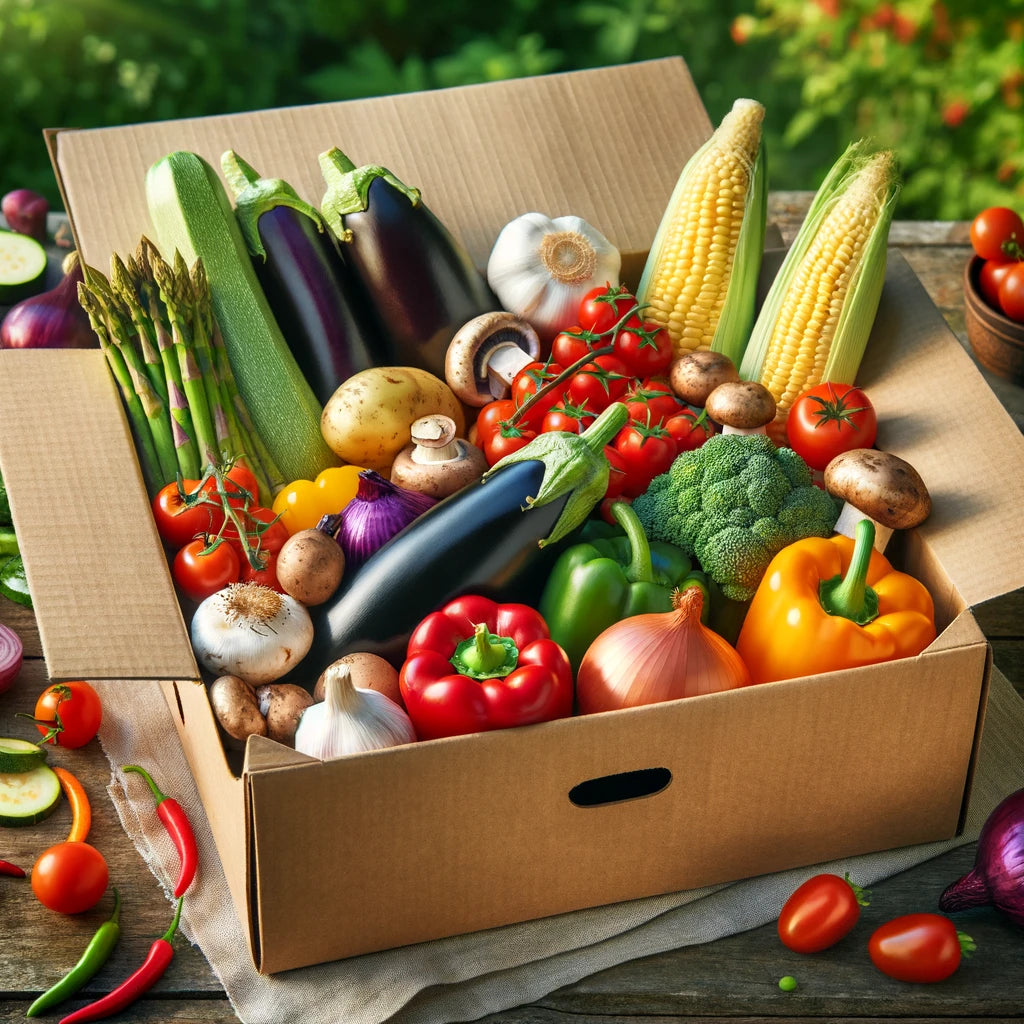Grillgemüse-Box von Knollenliebe – frisches regionales Gemüse zum Grillen