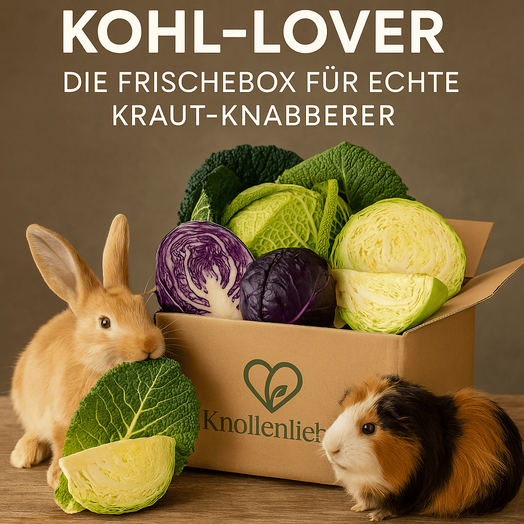Kohl-Box für Kleintiere mit vitaminreichem Frischfutter von Knollenliebe