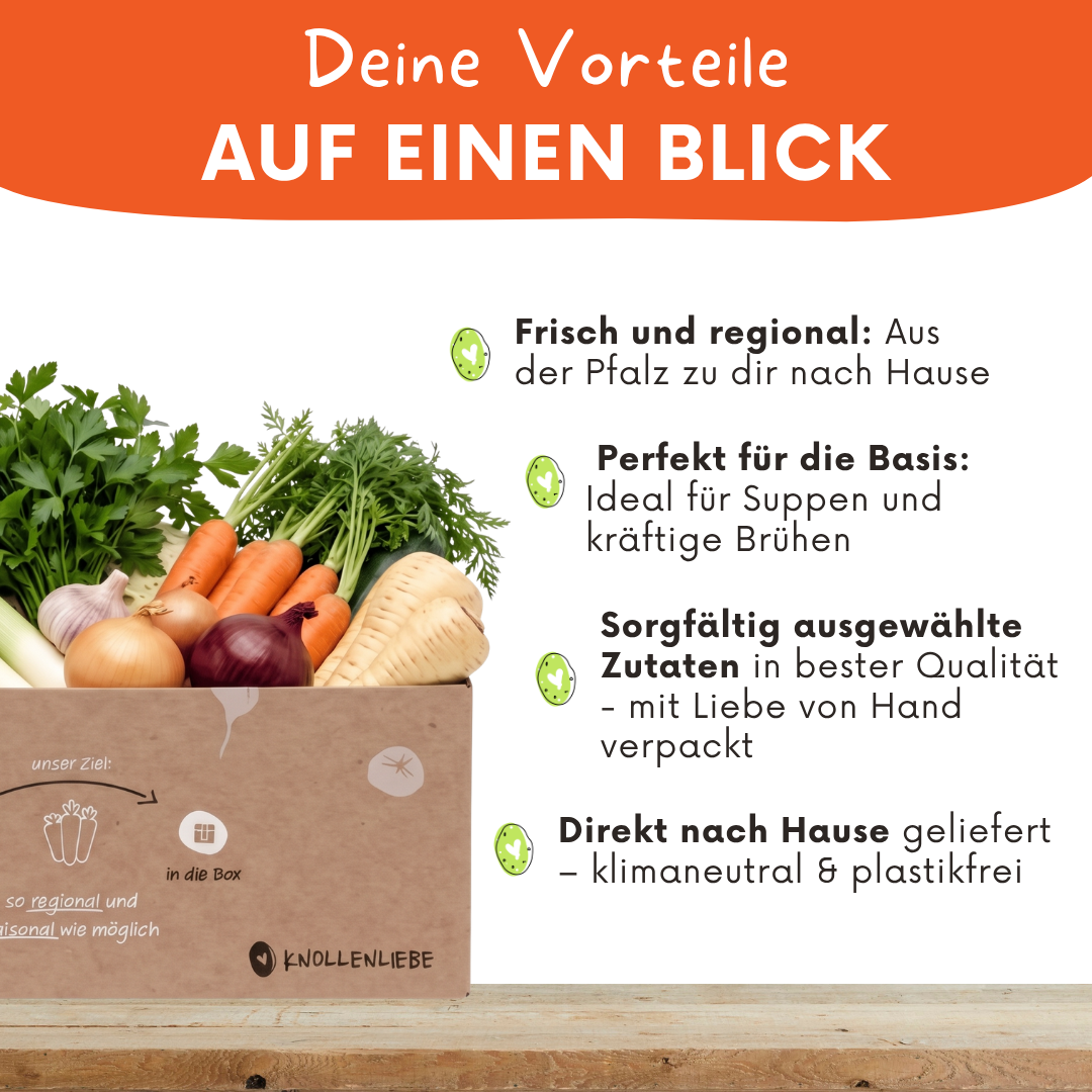 Suppengrün-Box – frisches Suppengemüse kaufen