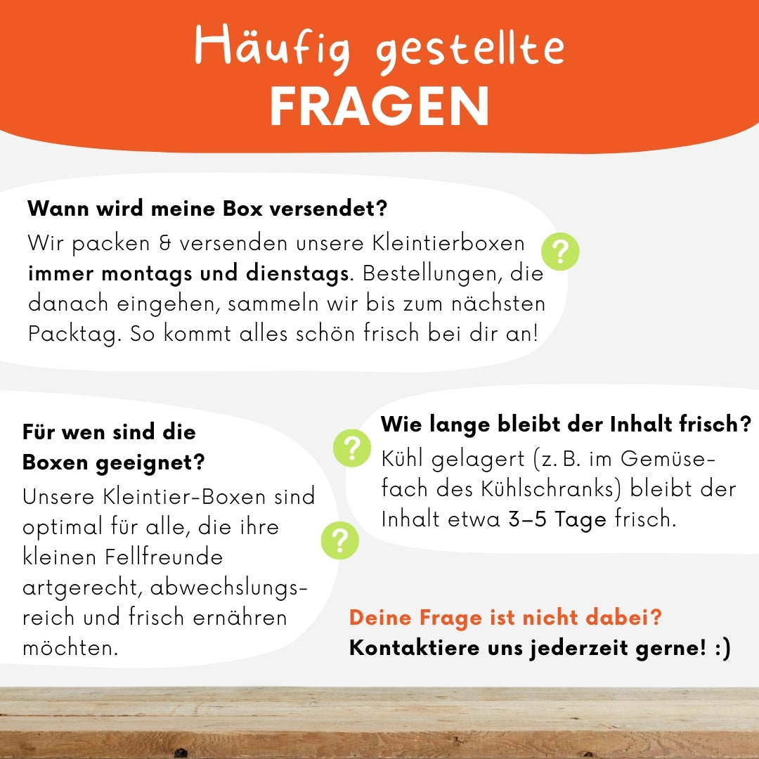 Grafische Darstellung von häufig gestellten Fragen bezüglich des Löwenzahns 