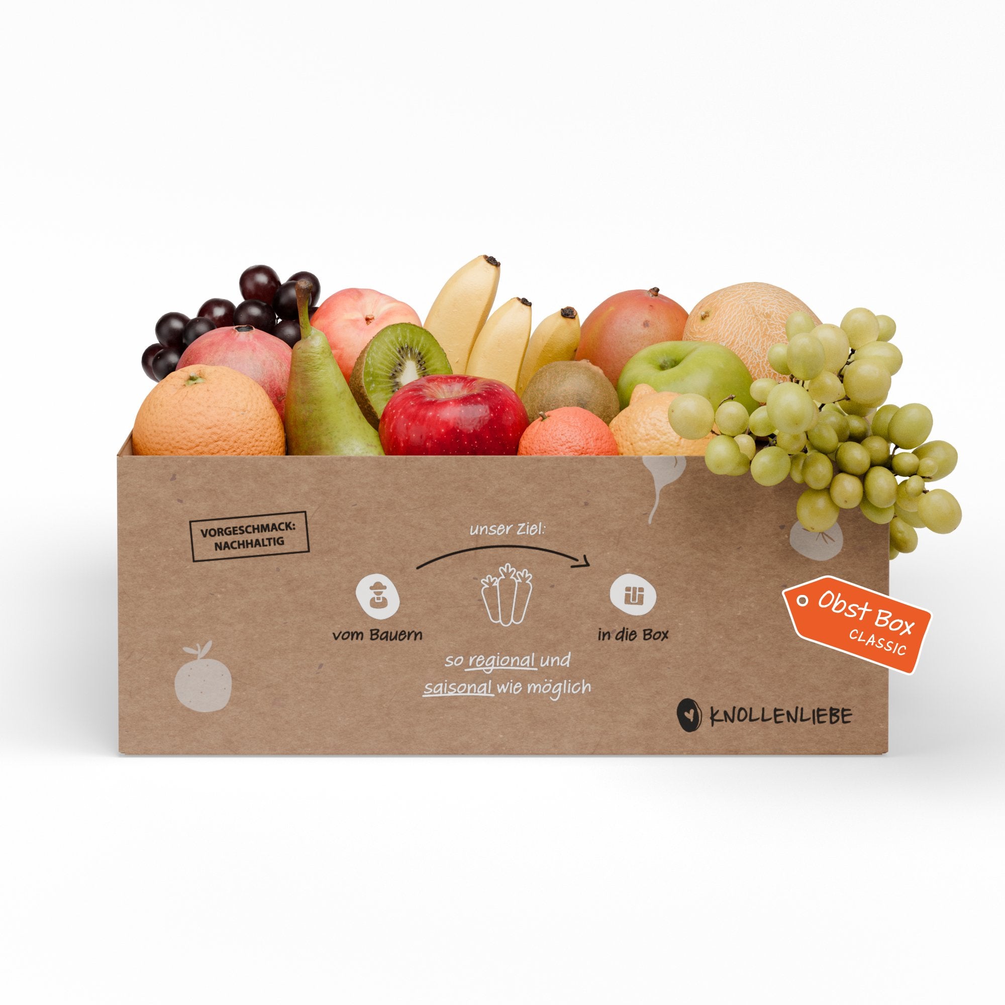 Knollenliebe Obst Box Classic – frisches, saisonales Obst in bester Qualität kaufen