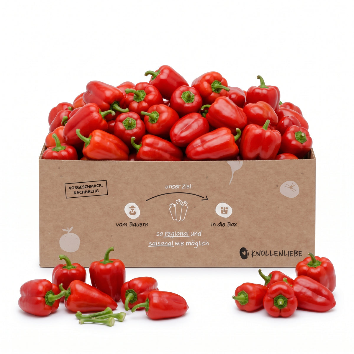 Bio-Paprika frisch geerntet aus der Pfalz
