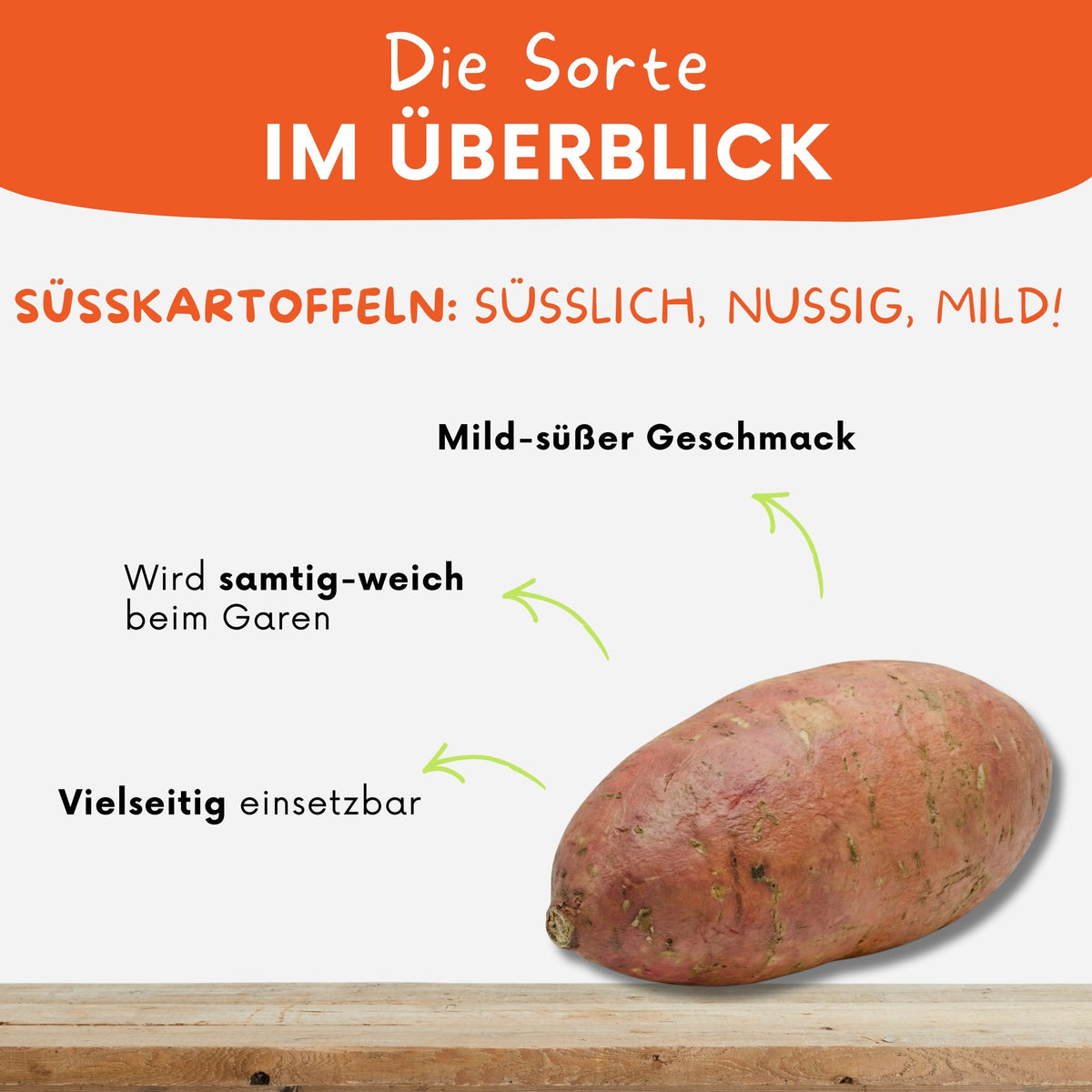 Frisch geerntete Süßkartoffeln – regional & unverpackt
